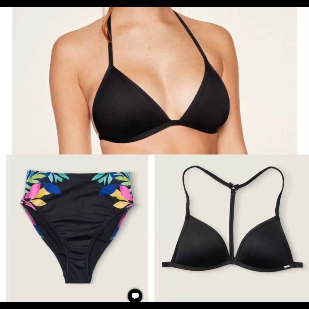 Victoria's Secret PINK XL Push Up Top High Waist BIKINI Swimwear Bathing Suit - Picture 1 of 13